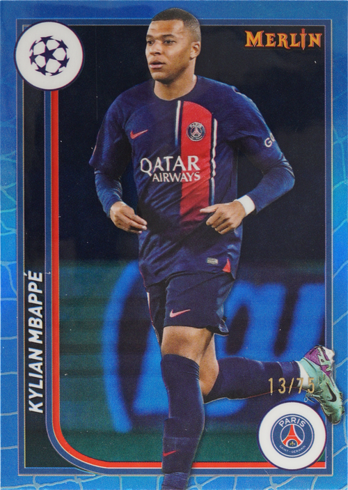Kylian Mbappé trading card