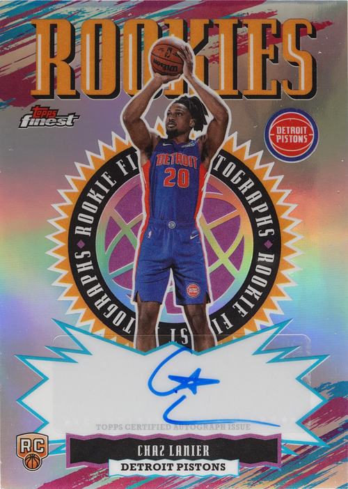 Chaz Lanier trading card