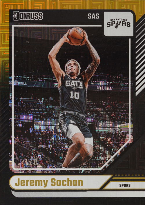 Jeremy Sochan trading card