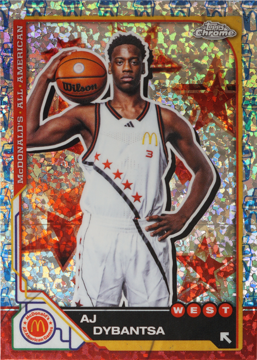AJ Dybantsa trading card