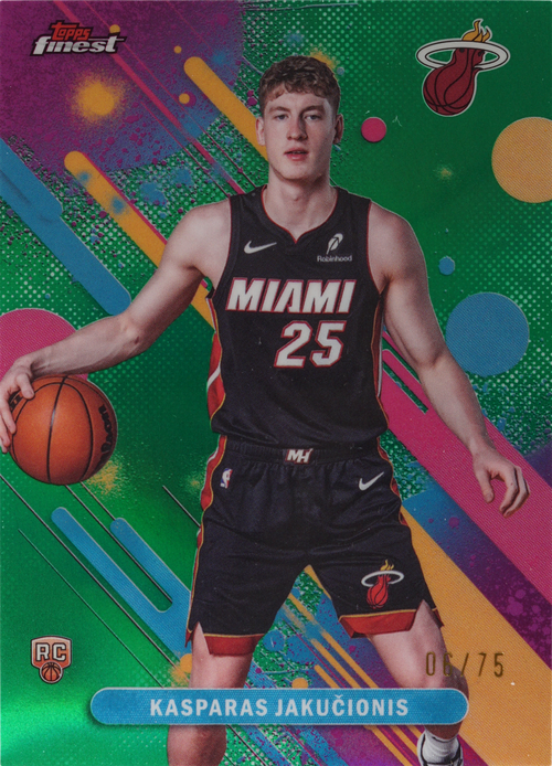 Kasparas Jakucionis trading card