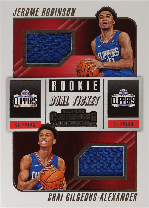 Shai Gilgeous-Alexander/Jerome Robinson trading card