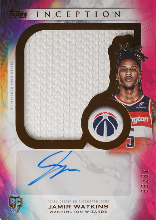 Jamir Watkins trading card