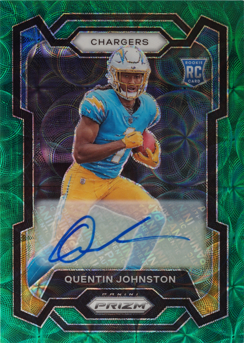 Quentin Johnston trading card