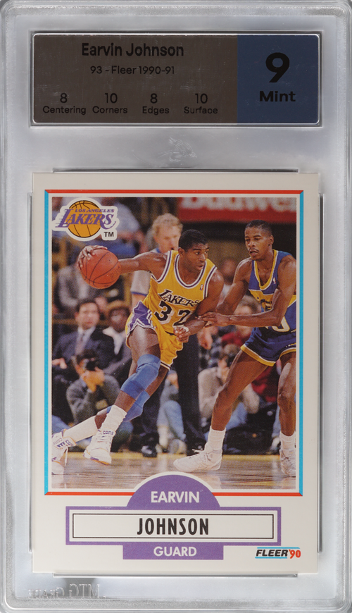 Earvin Johnson trading card