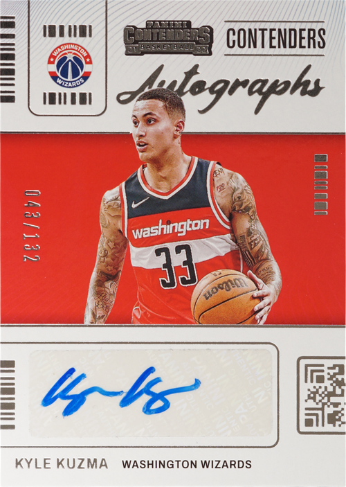 Kyle Kuzma trading card
