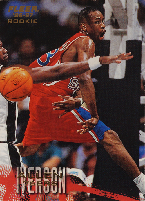 Allen Iverson trading card