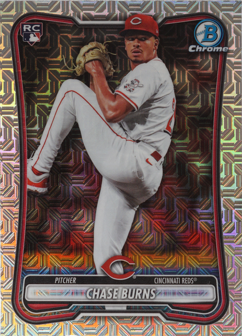 Chase Burns trading card