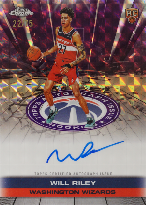Will Riley trading card