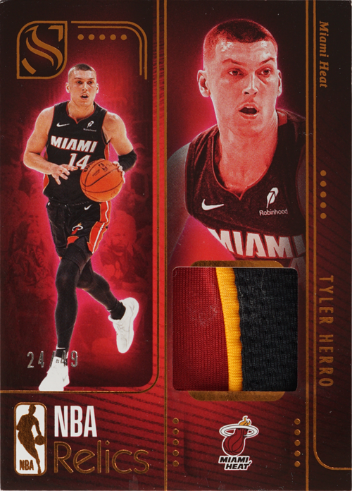 Tyler Herro trading card