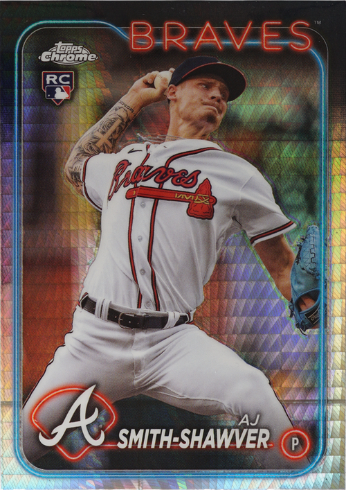 AJ Smith-Shawver trading card