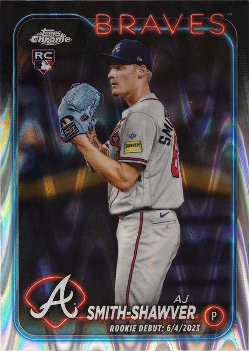 AJ Smith-Shawver trading card