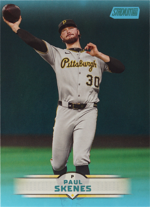 Paul Skenes trading card