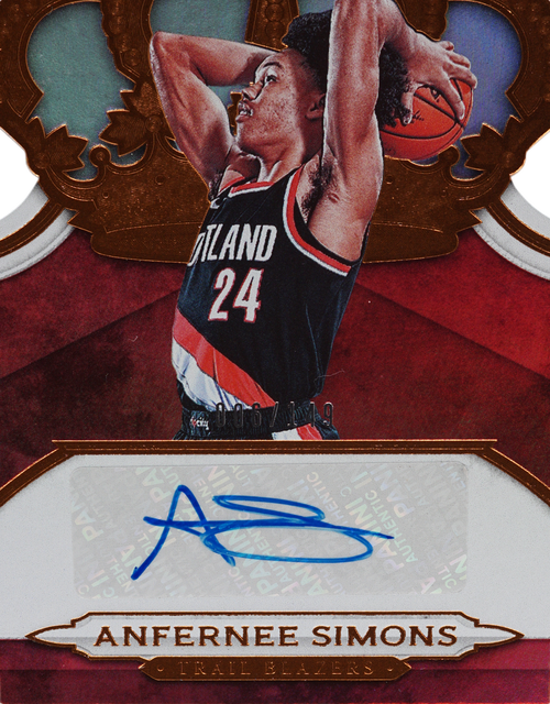 Anfernee Simons trading card