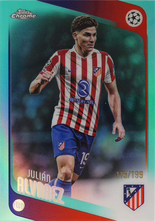 Julián Alvarez trading card