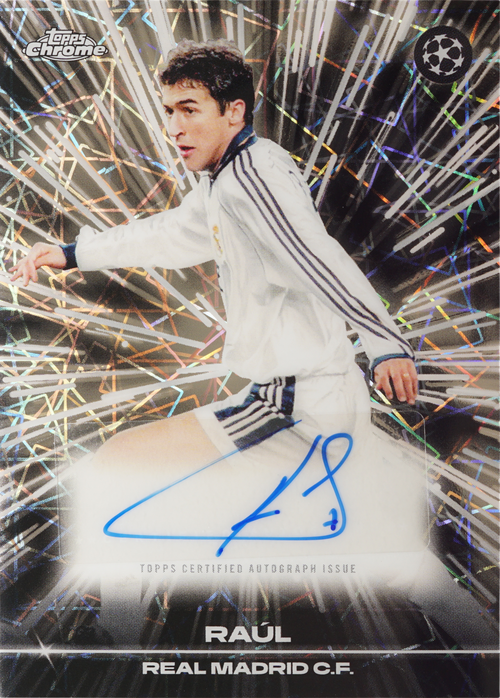 Raúl trading card