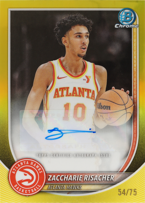 Zaccharie Risacher trading card