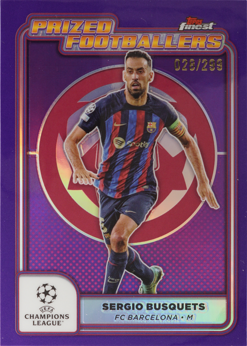 Sergio Busquets trading card