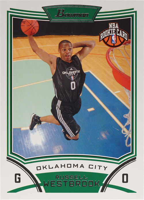 Russell Westbrook trading card
