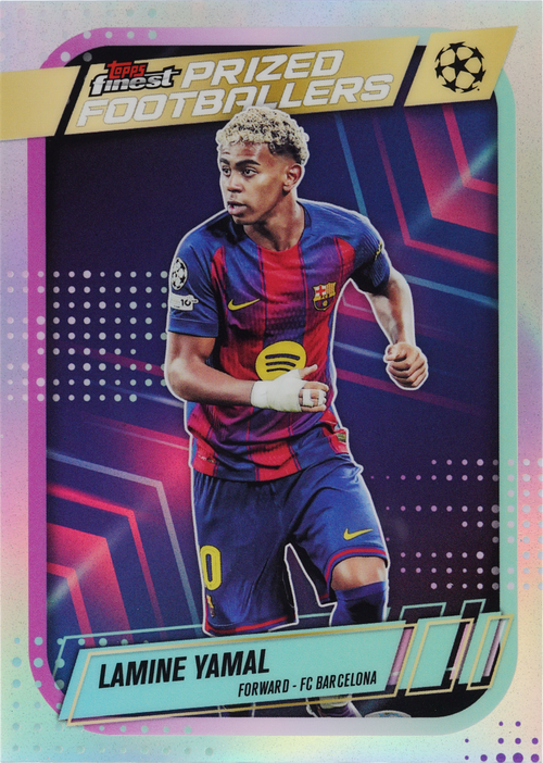 Lamine Yamal trading card
