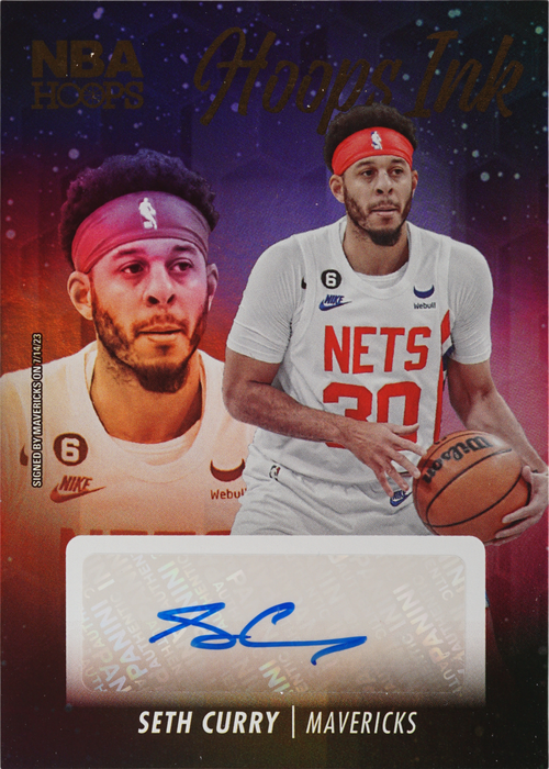 Seth Curry trading card