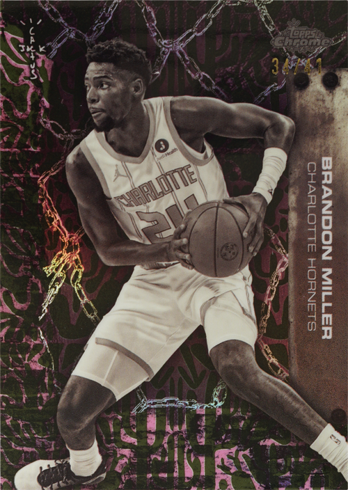 Brandon Miller trading card