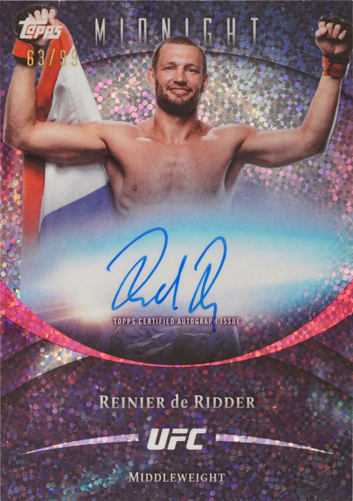 Reinier de Ridder trading card