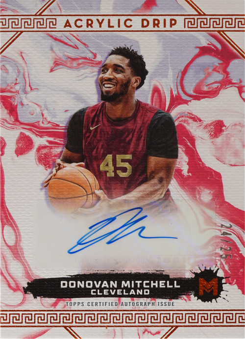 Donovan Mitchell trading card
