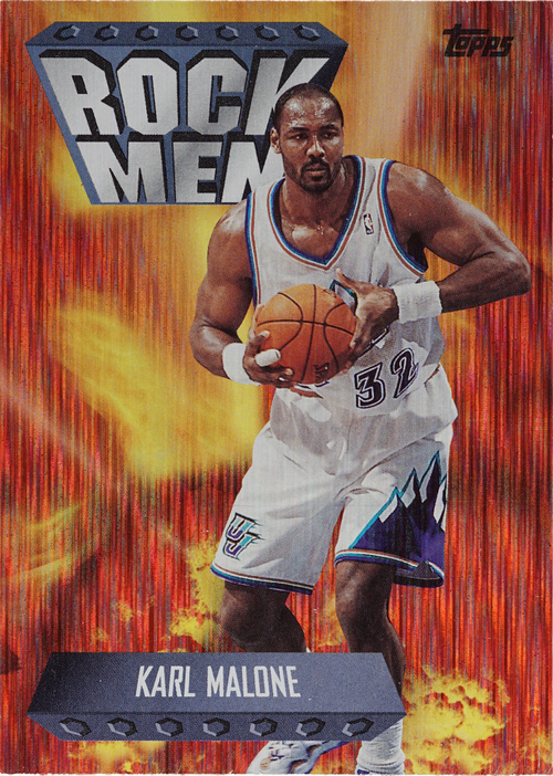 Karl Malone trading card