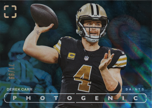 Derek Carr trading card
