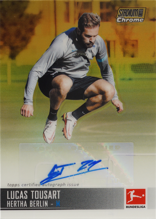 Lucas Tousart trading card