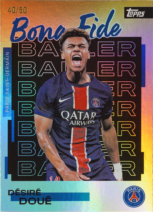 Désiré Doué trading card