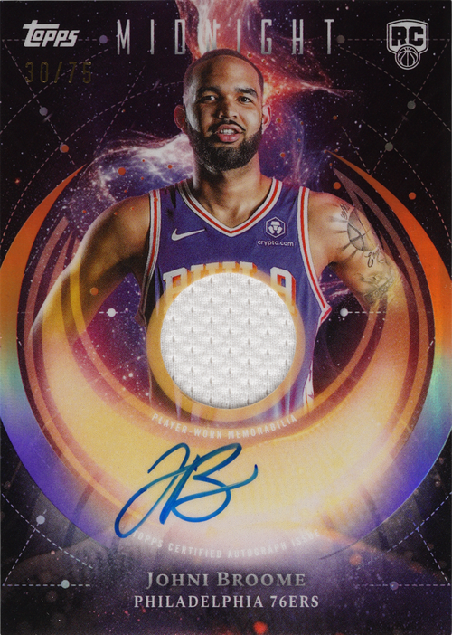Johni Broome trading card