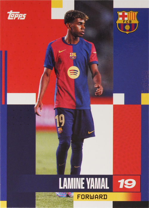Lamine Yamal trading card
