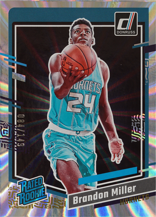 Brandon Miller trading card