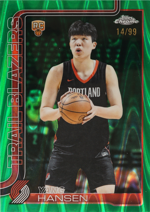 Yang Hansen trading card