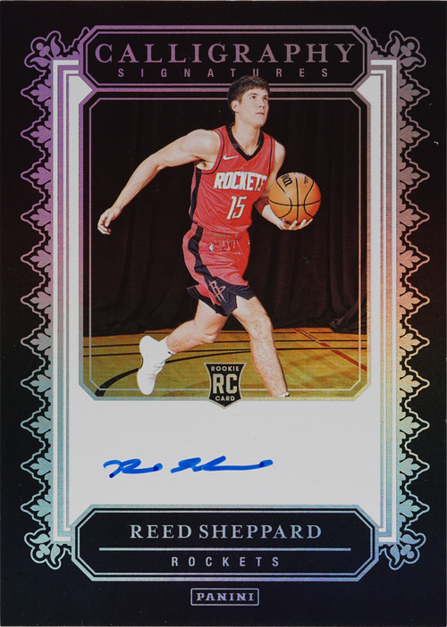 Reed Sheppard trading card