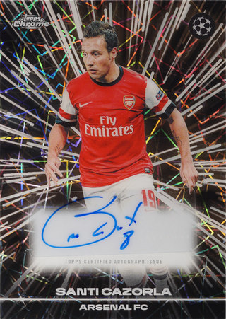 Santi Cazorla trading card