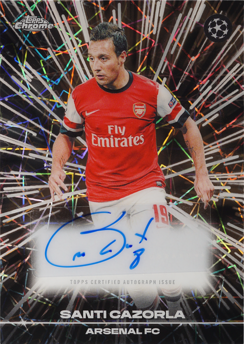 Santi Cazorla trading card