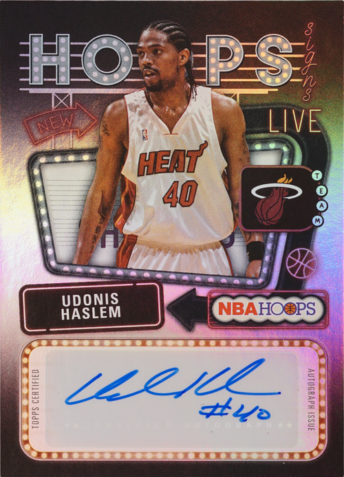 Udonis Haslem trading card