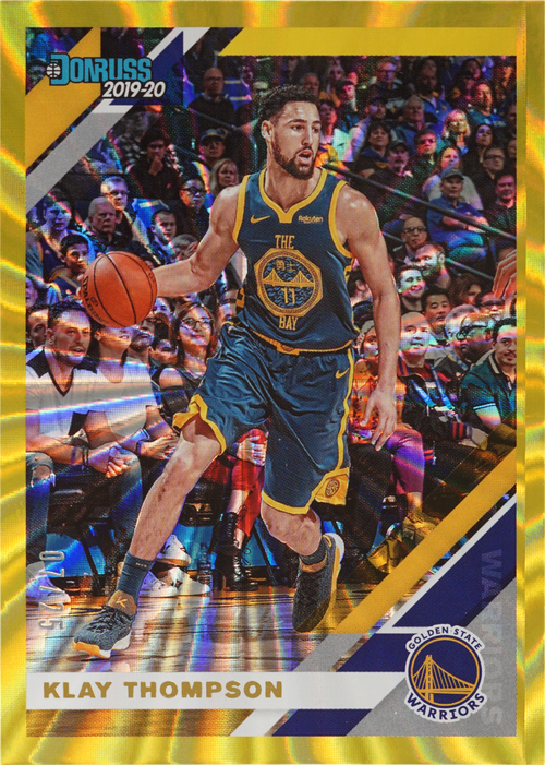 Klay Thompson trading card