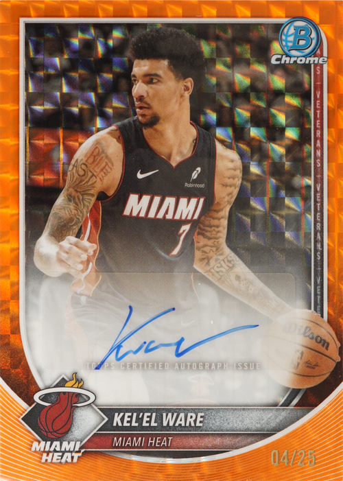 Kel'el Ware trading card