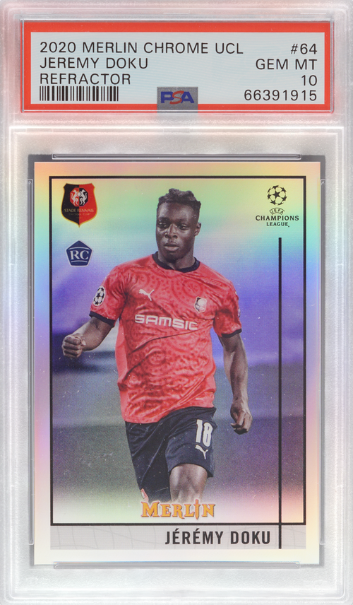 Jérémy Doku trading card