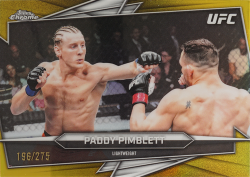 Paddy Pimblett trading card