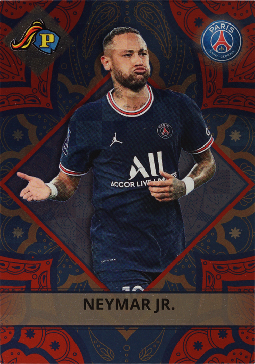 Neymar Jr trading card