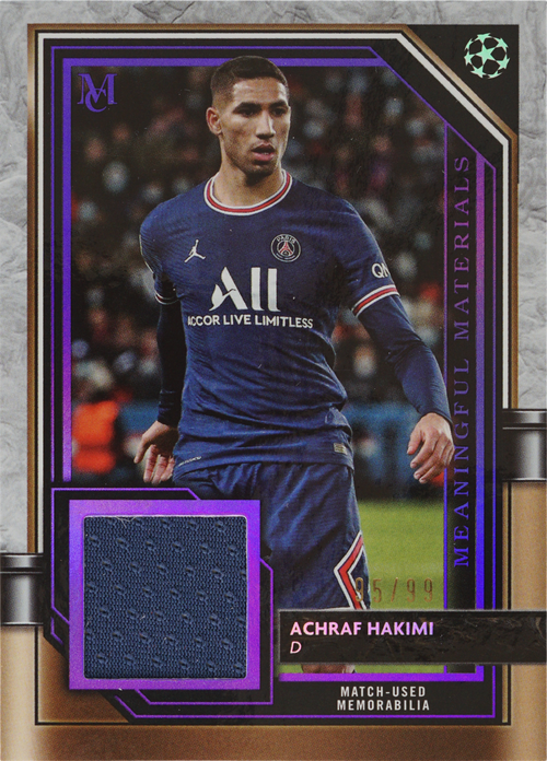 Achraf Hakimi trading card