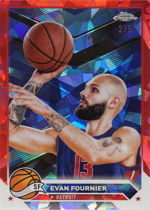 Evan Fournier trading card