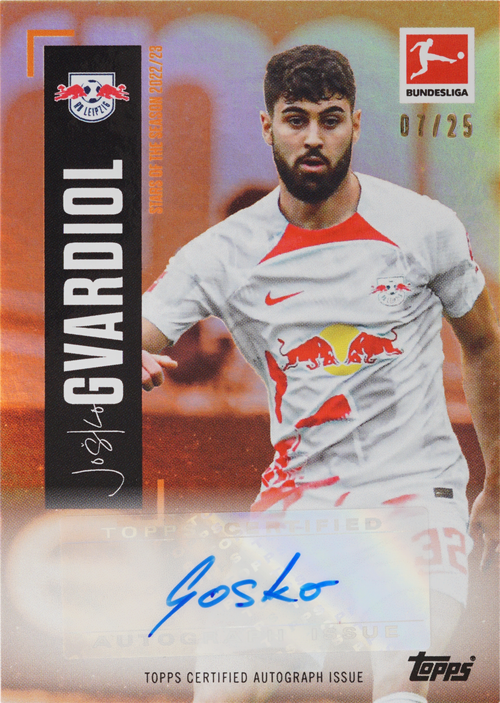 Joško Gvardiol trading card