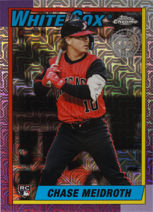 Chase Meidroth trading card