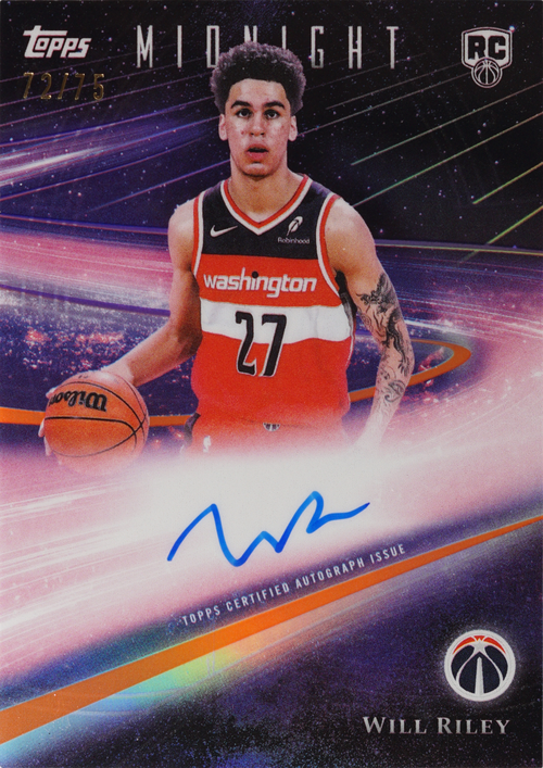 Will Riley trading card